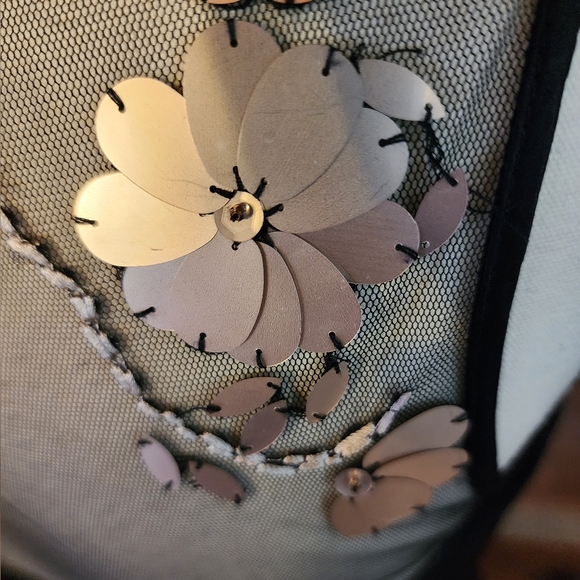 Coast Hermosa Dress Black Duchess Satin Sleeveless Size 4 (NWT) - Picture 8 of 16